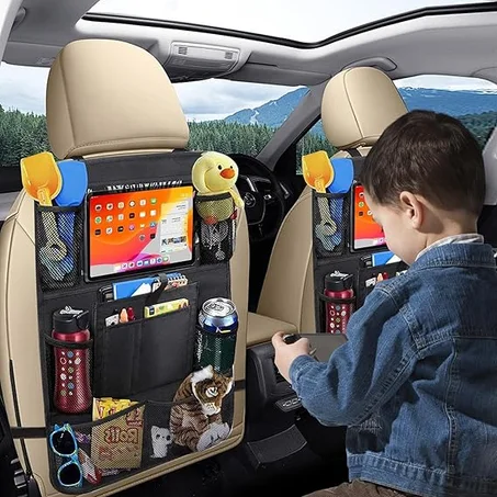 منظم مقعد السيارة لتخزين الملحقات متعدد الاستخدامات