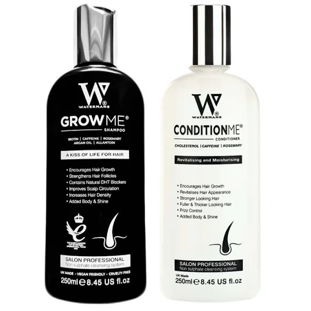 Kit Watermans Grow Me® Shampooing & Après-shampooing pour stimuler la croissance des cheveux