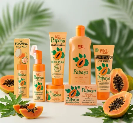 Pack de soin pour la peau à l’extrait de papaye