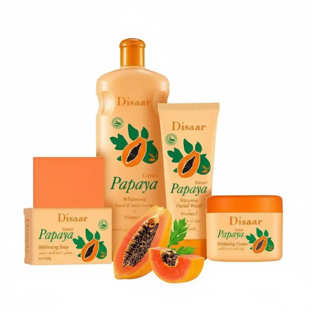 Coffret de soin pour la peau à l’extrait de papaye