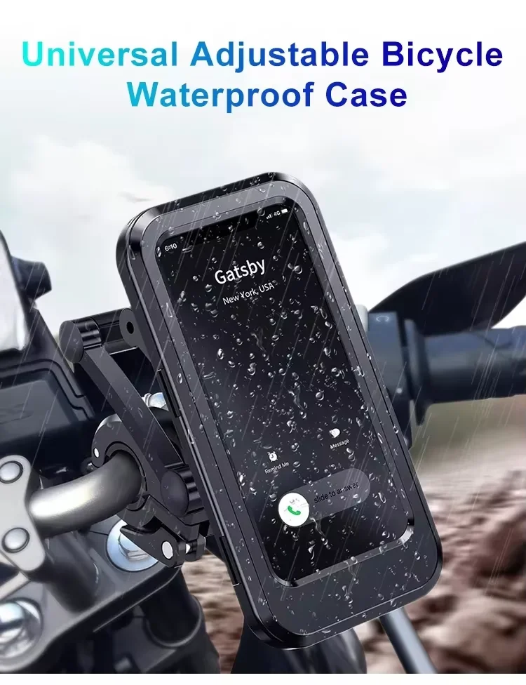 Support de téléphone portable étanche pour vélo