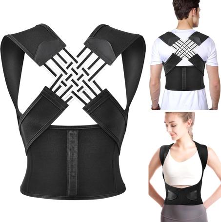 Ceinture correctrice de posture pour le dos et les épaules unisexe