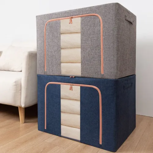 صندوق تنظيم وترتيب الاغراض بتصميم عملي قابل للطي وحجم كبير