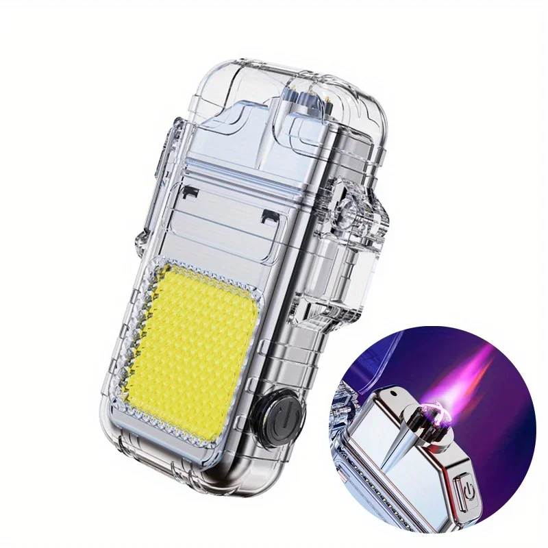 Allume-cigare de travail LED Portable transfrontalier, multifonctionnel, Arc électrique, Rechargeable, Flash puissant, lampes de poche USB, Torches