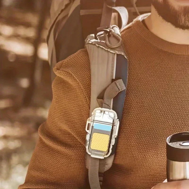 Allume-cigare de travail LED Portable transfrontalier, multifonctionnel, Arc électrique, Rechargeable, Flash puissant, lampes de poche USB, Torches