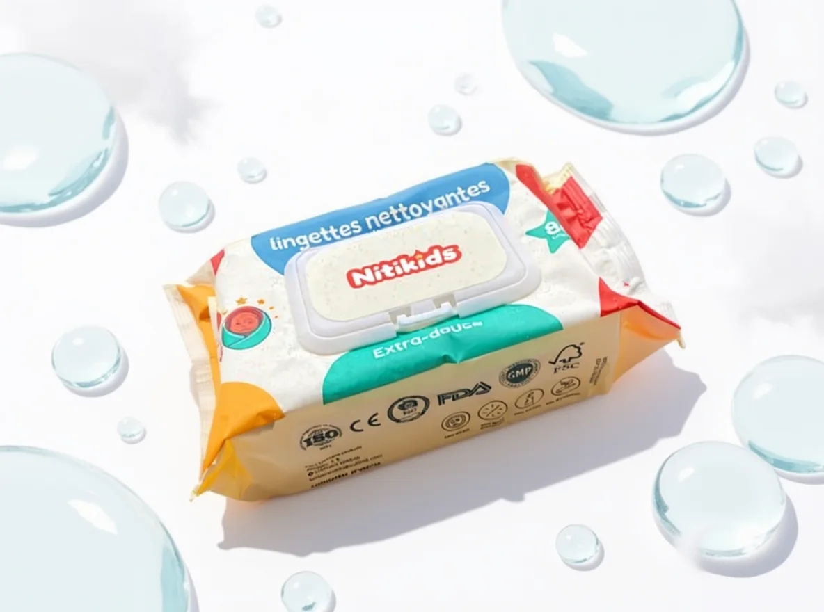 LINGETTES NITIKIDS À L'EAU PURE RO - 80 LINGETTES