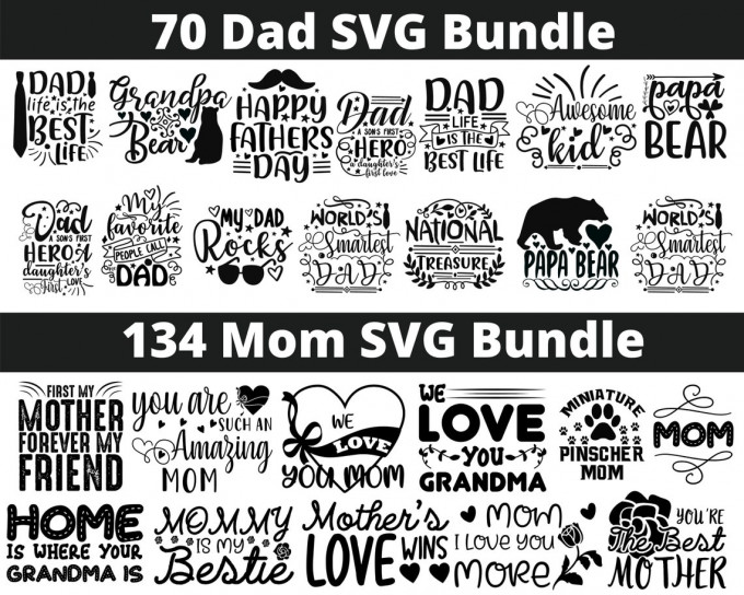 999,999 SVG bundle Silhouette Files for Cricut Cut