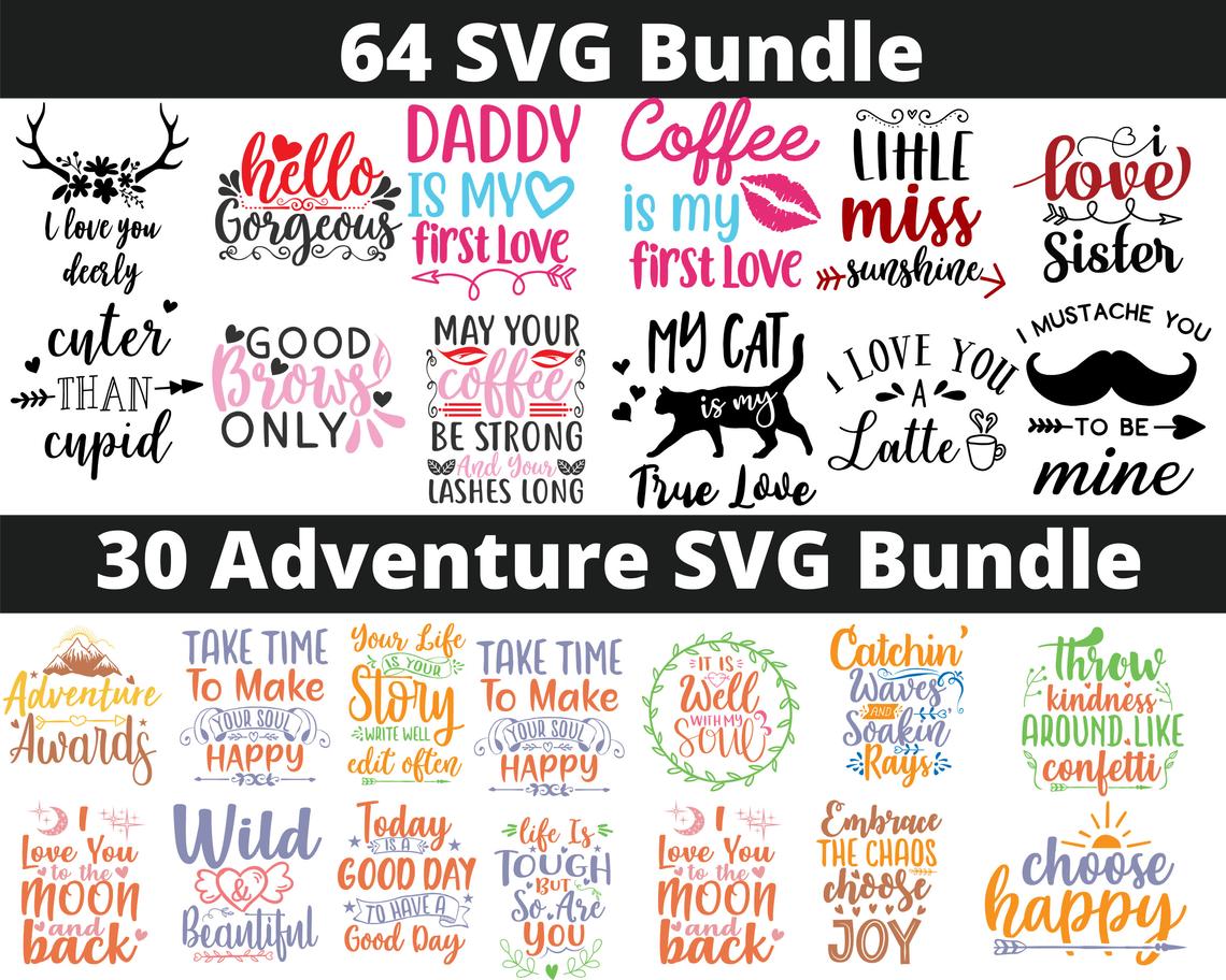 3.200 Svg design bundle