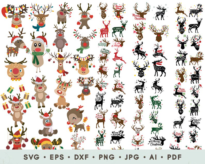 Christmas SVG Bundle PNG files Clipart