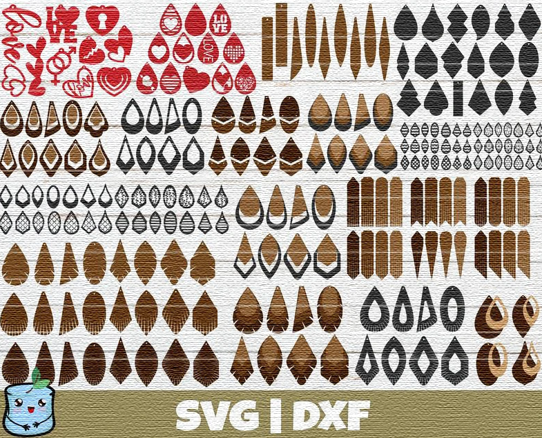 HUGE Earring SVG Bundle