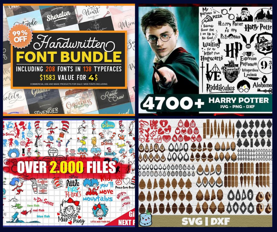 OVER Svg 400,000 Files Designs