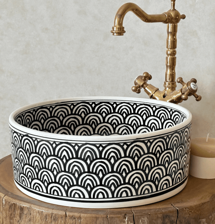 Custom Made Ceramic Sink - Bathroom Vanity Centerpiece for Eco-Friendly Decor