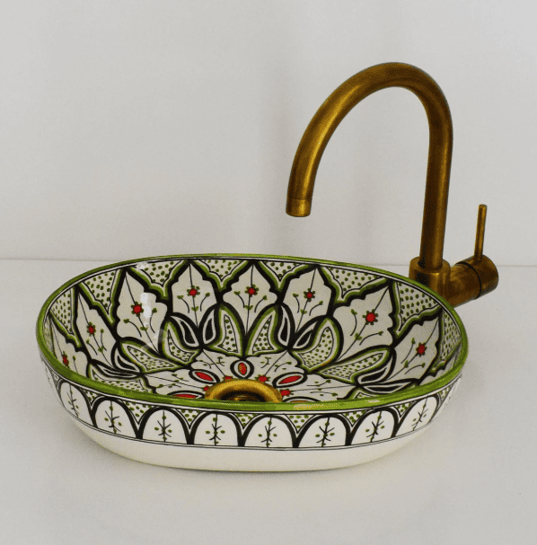 moroccan oval ceramic Sink,Custom Sink ,ceramic  Sinks for Bathroom free shipping