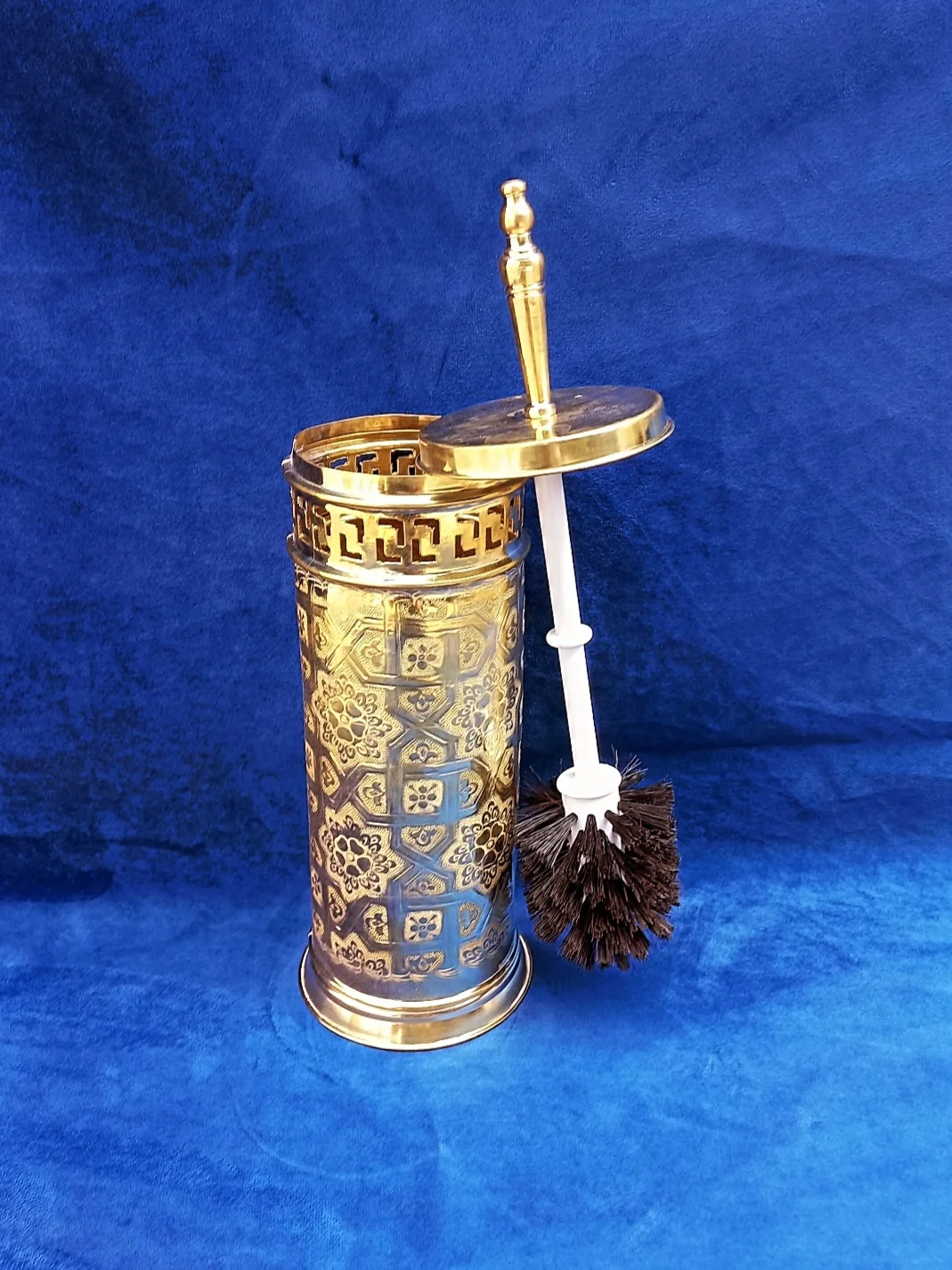 Artisan Copper Toilet Brush .handmade brass  Toilet Brush free shipping