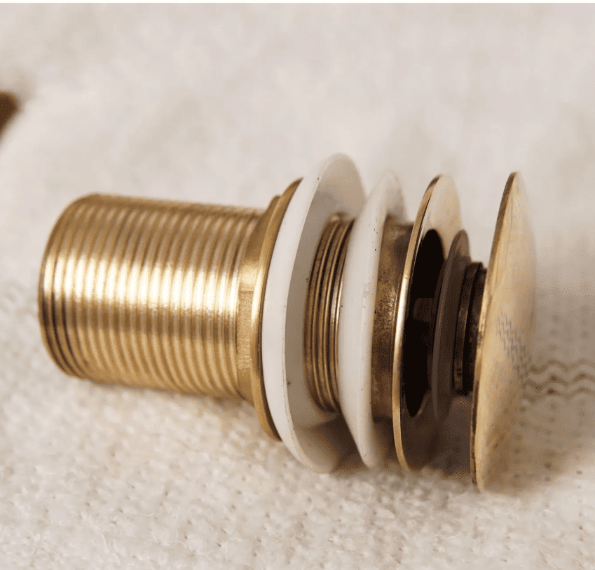 Unlacquered Brass Bathroom Sink Drain , Basin Sink Stopper, free shipping