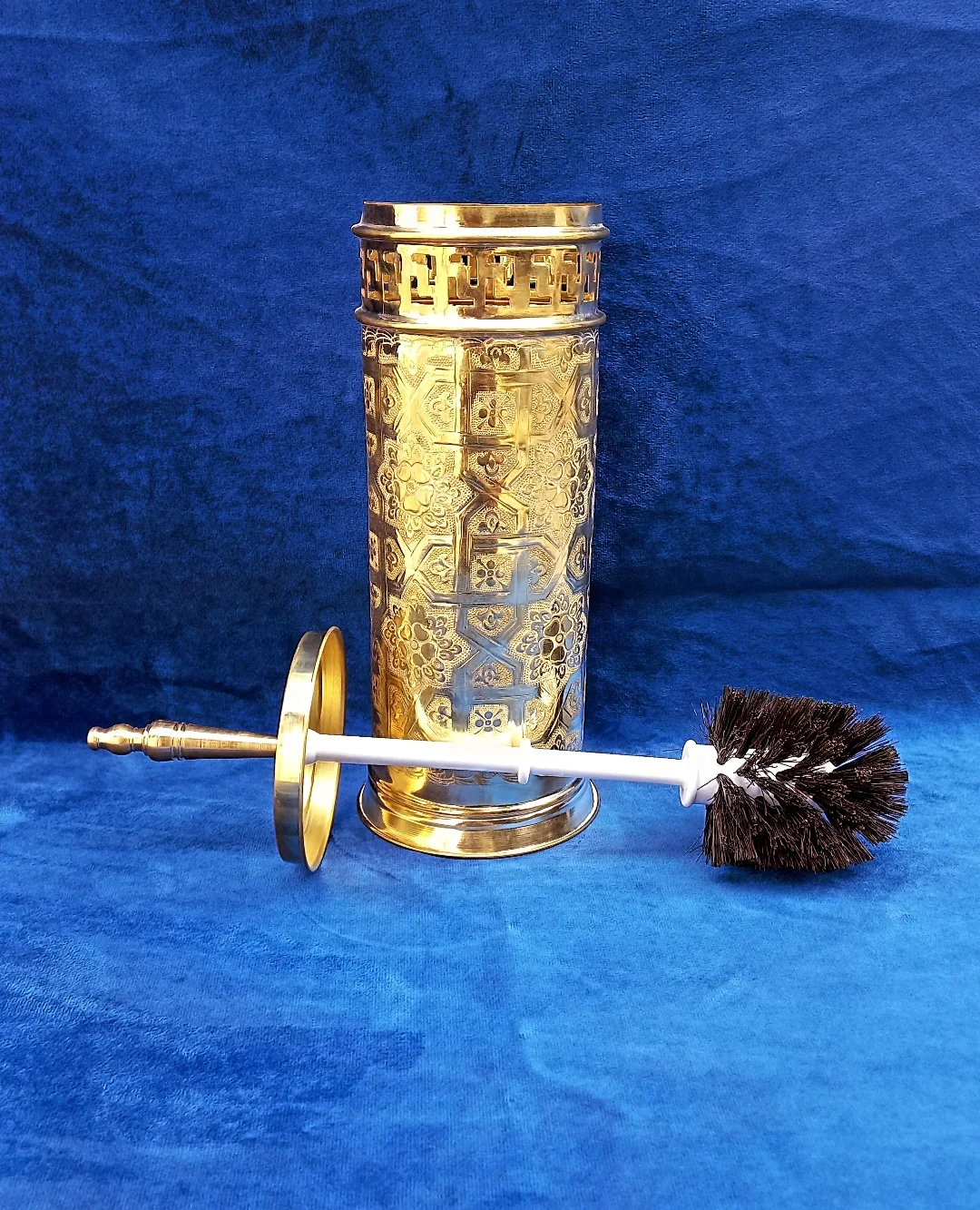 Artisan Copper Toilet Brush .handmade brass  Toilet Brush free shipping