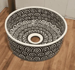 Moroccan ceramic  Sink - Handmade Vessel Sink -free shipping