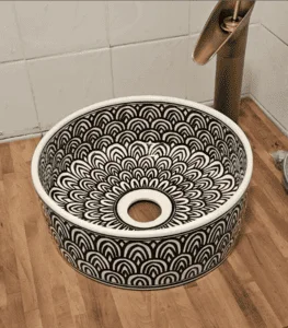 Moroccan ceramic  Sink - Handmade Vessel Sink -free shipping