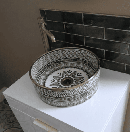 handmade  ceramic  Sink -  ,modern  Basin with Free Shipping