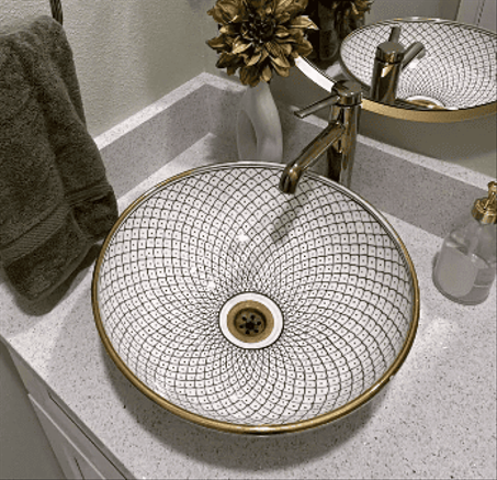 moroccan Sink - Bathroom Vanity Centerpiece for Eco-Friendly Decor