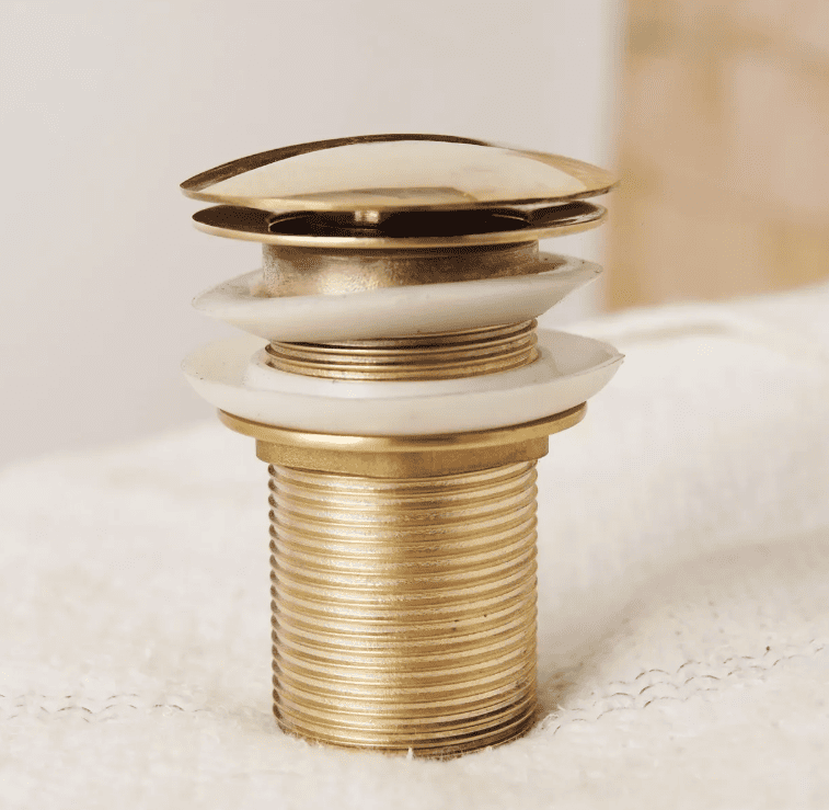 Unlacquered Brass Bathroom Sink Drain , Basin Sink Stopper, free shipping