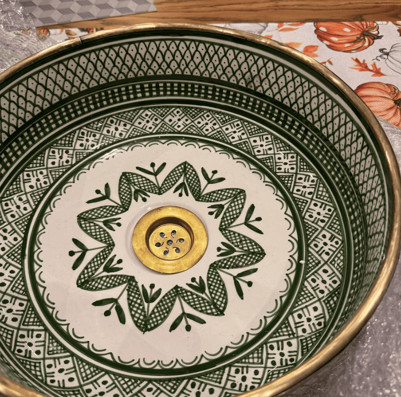 handmade  ceramic  Sink -  ,modern  Basin with Free Shipping