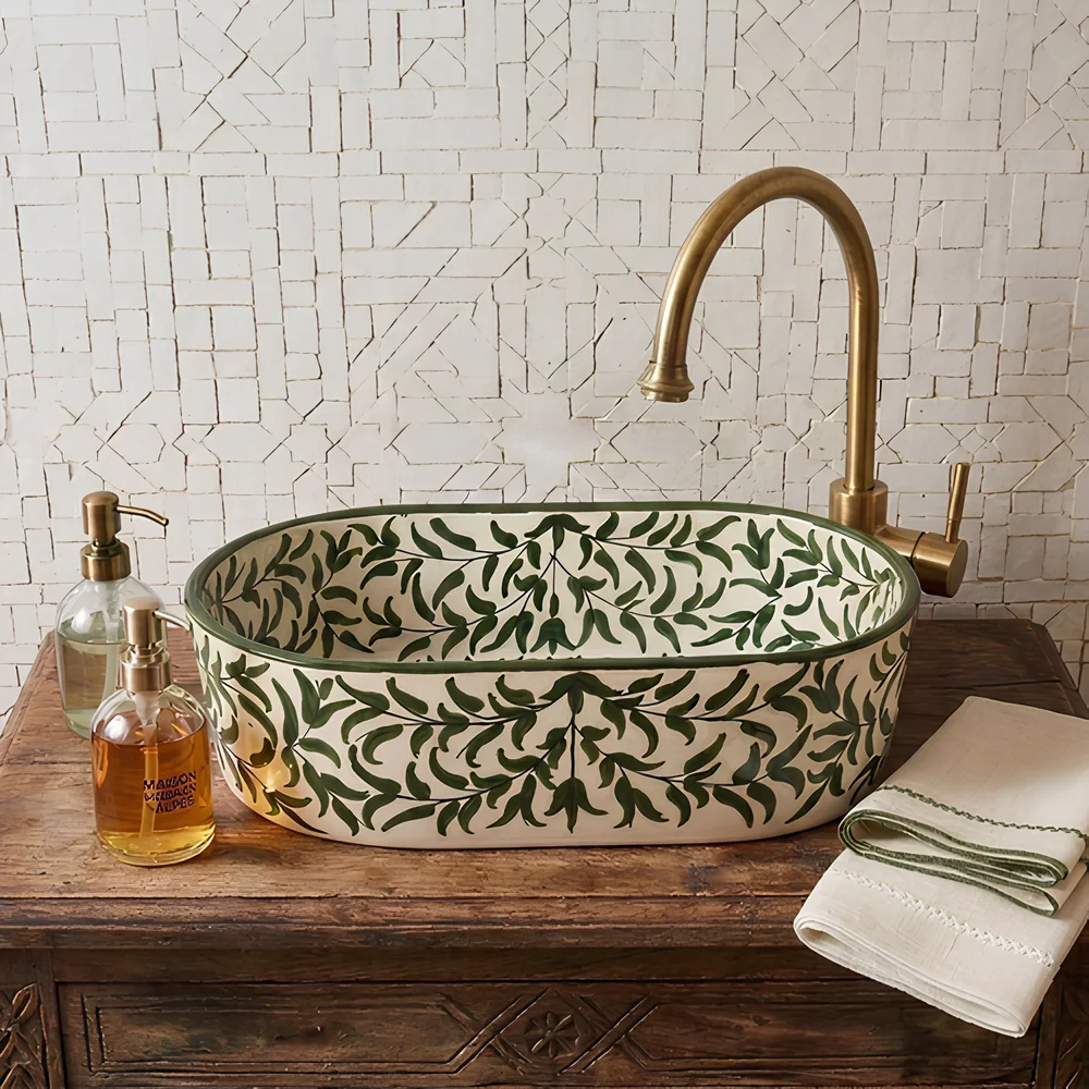 oval Ceramic Sink – bathroom Vanity sink ,crafts ceramic sink ,free shipping