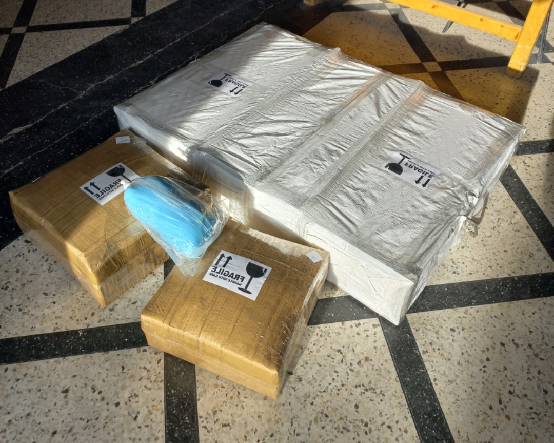 Brass Bridge faucet, Aged Brass Kitchen Sink Faucet, Vintage Lever Handles