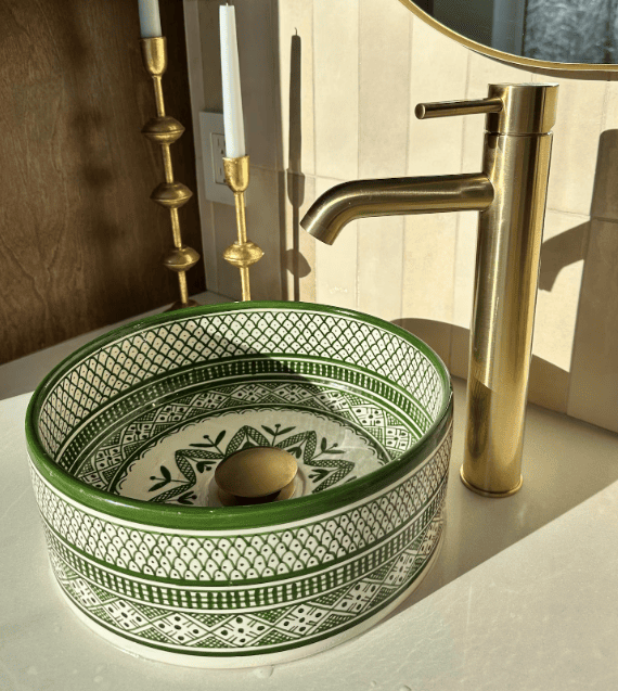 moroccan Sink - ceramic sink - Handmade  Vessel Sink |sink - handmade  sink .free shipping