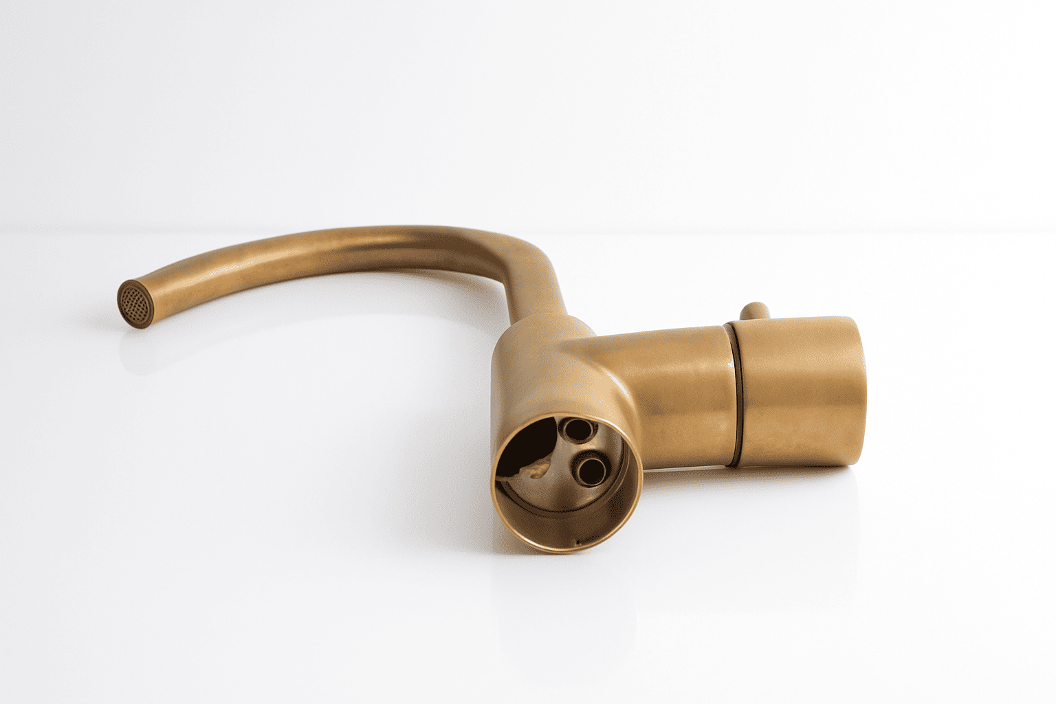 Unlacquered Brass faucet, Unlacquered Brass Bathroom Faucet, Island Faucet,