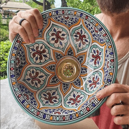 moroccan Sink - Bathroom Vanity Centerpiece for Eco-Friendly bathroom Decor