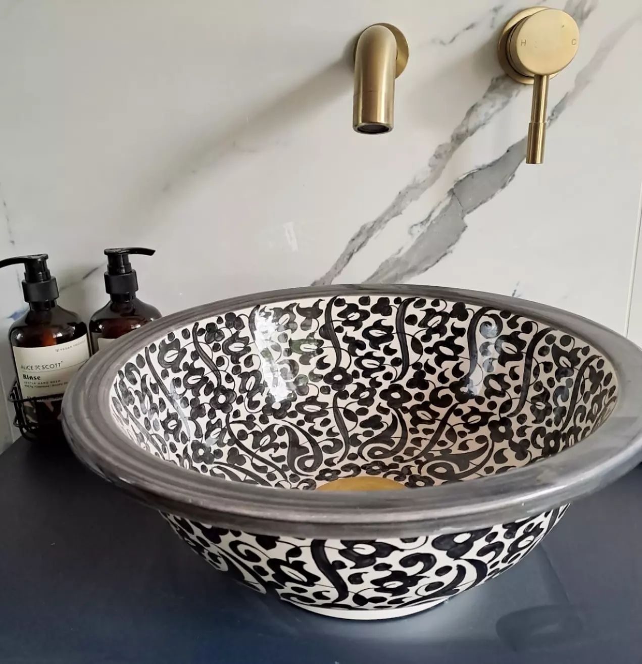 ceramic Sink - Handmade  Vessel Sink | handmade  sink .free shipping