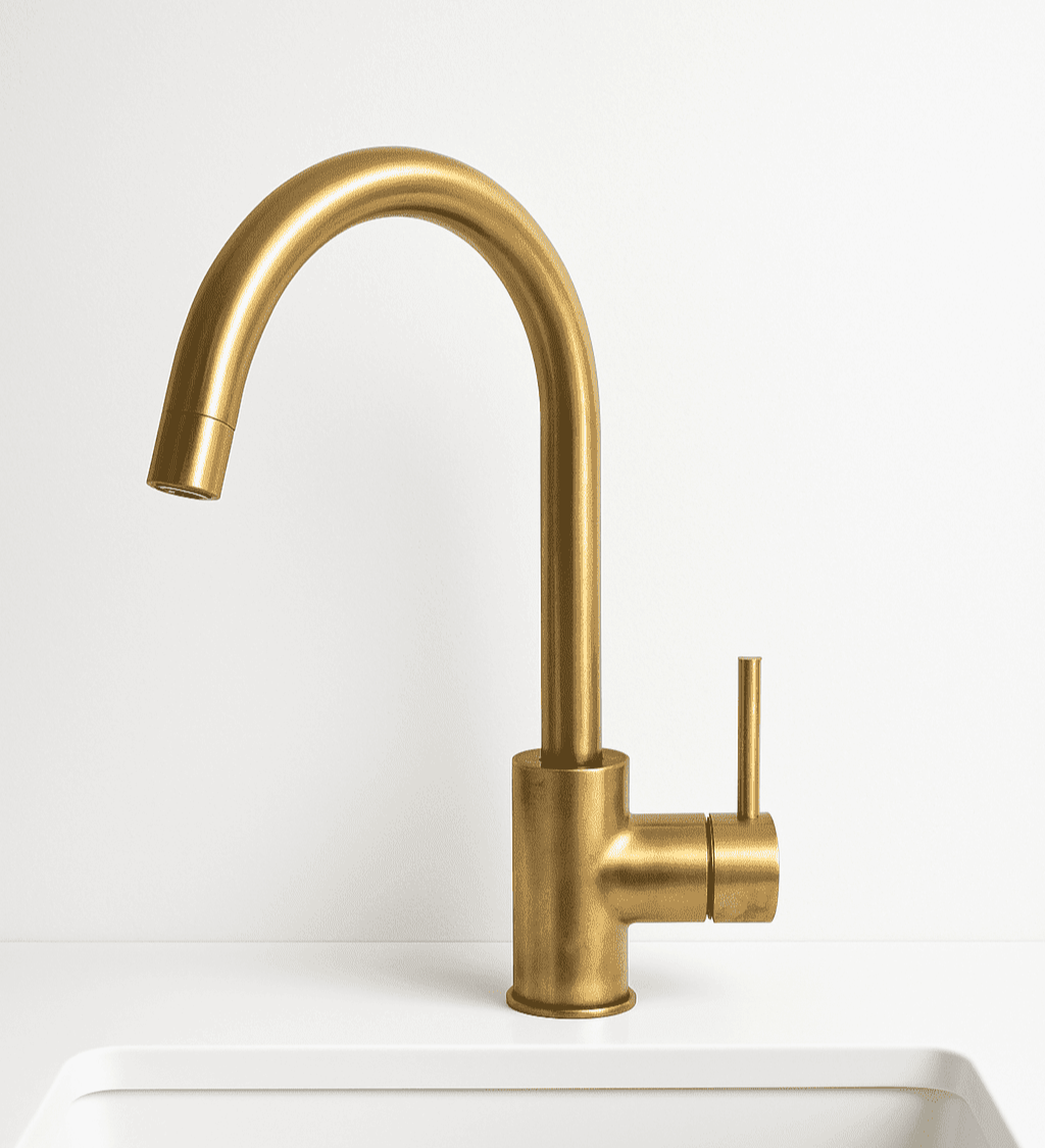 Unlacquered Brass faucet, Unlacquered Brass Bathroom Faucet, Island Faucet,