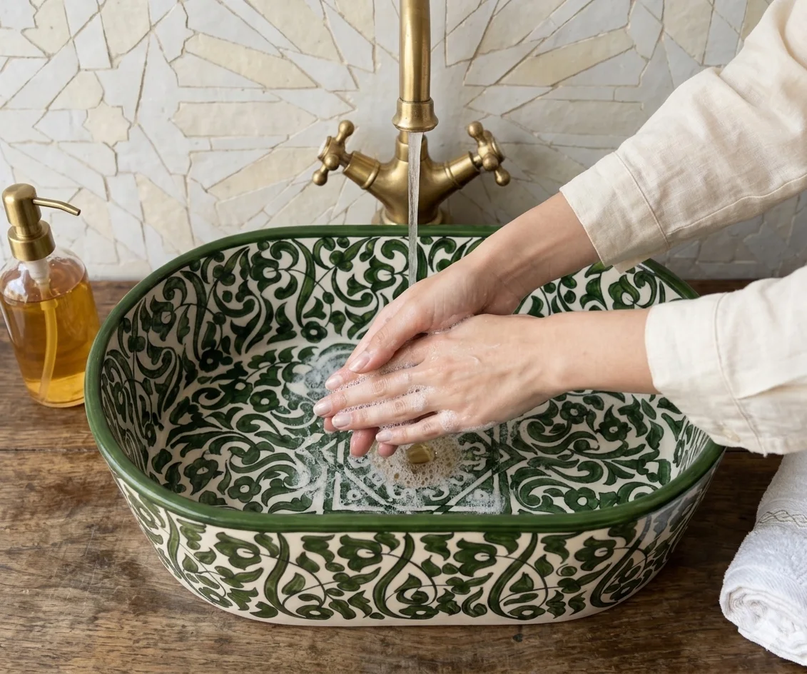 oval Ceramic Sink – bathroom Vanity sink ,crafts ceramic sink ,free shipping