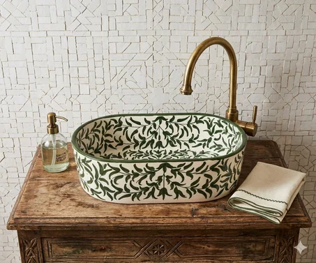 oval Ceramic Sink – bathroom Vanity sink ,crafts ceramic sink ,free shipping