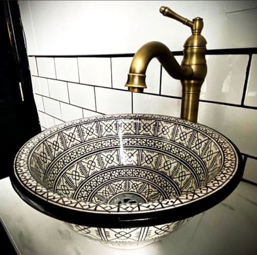 moroccan Sink - Bathroom Vanity Centerpiece for bathroom Decor ,free shipping