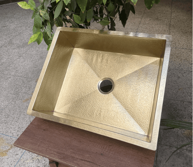 Solid Brass Undermount  Sink,Kitchen Bar Sink, Island Sink, the drain for free.