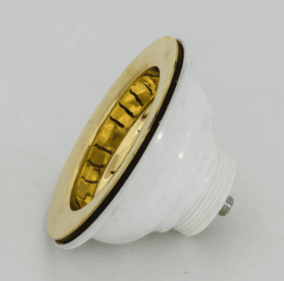 Brass Sink Drainer - A Centerpiece with a Natural Patina