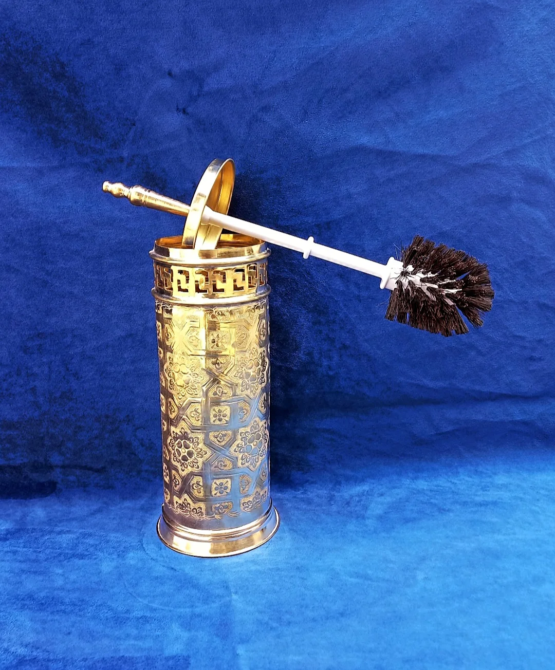 Artisan Copper Toilet Brush .handmade brass  Toilet Brush free shipping