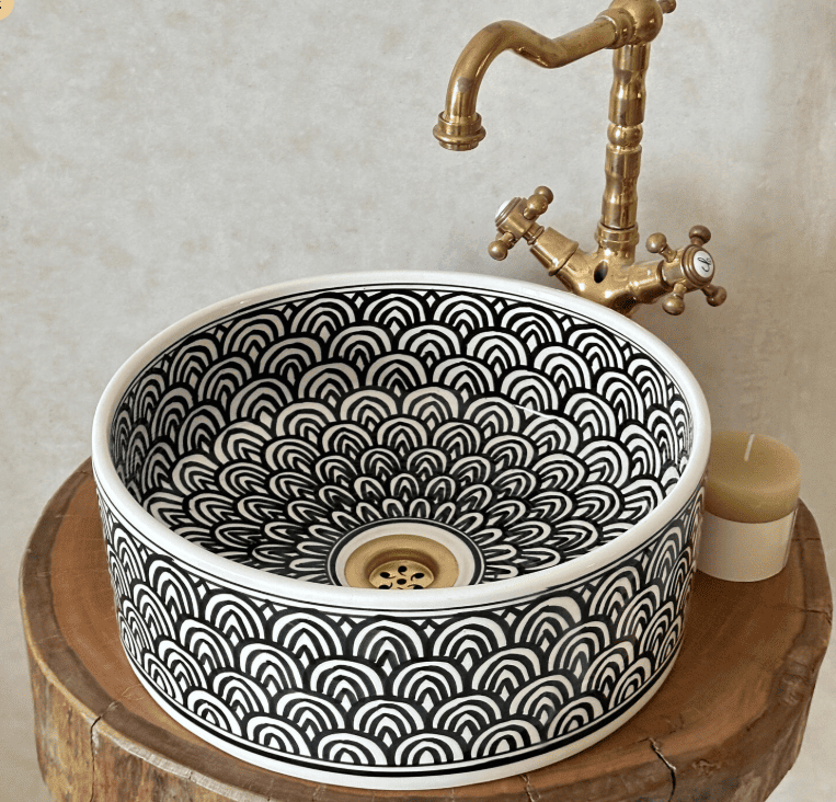 Custom Made Ceramic Sink - Bathroom Vanity Centerpiece for Eco-Friendly Decor
