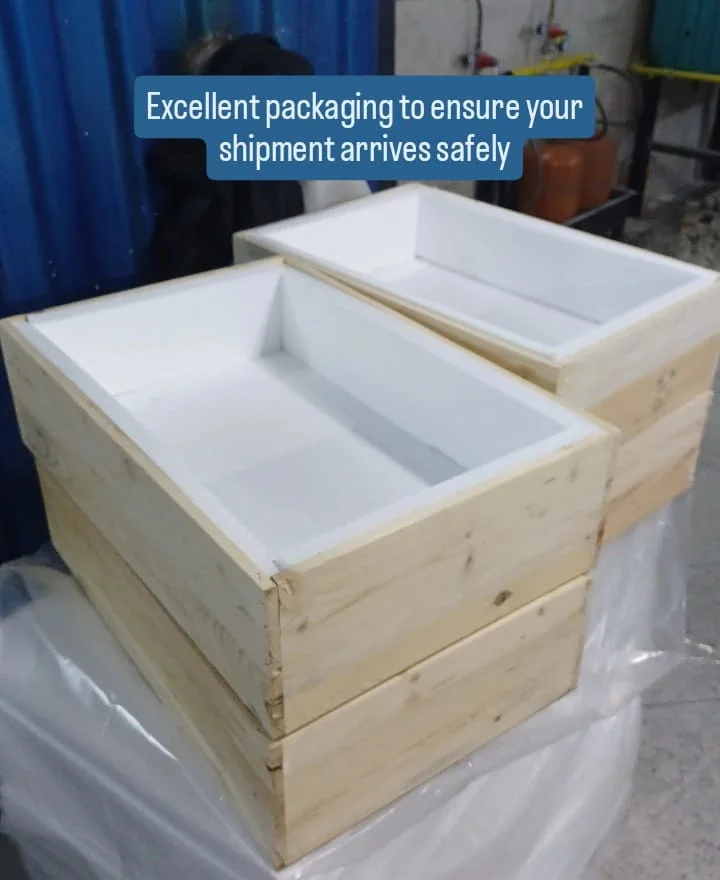 Handmade Moroccan Ceramic Sink: Rectangular Arabesque Washbasin