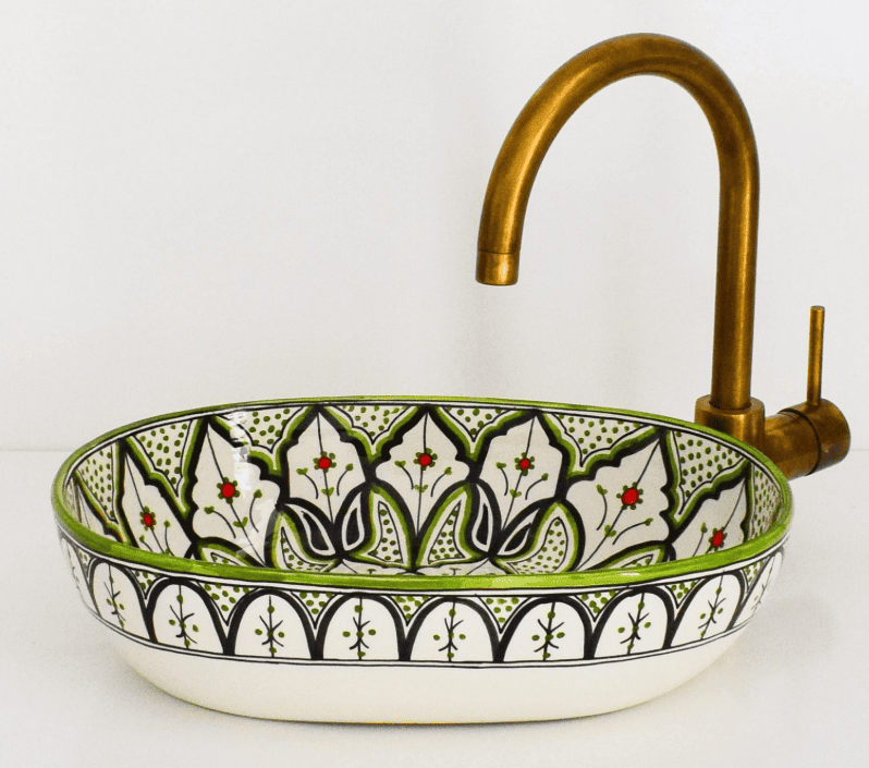 moroccan oval ceramic Sink,Custom Sink ,ceramic  Sinks for Bathroom free shipping