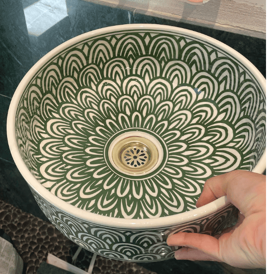 handmade ceramic sink,Pottery Handmade Sinks ,moroccan sink ,modern decor