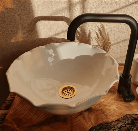handmade ceramic sink , Vessel Sink,Custom Sink Vanity,Pottery Handmade Sinks, Bathroom Decoration.
