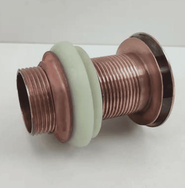 Unlacquered Copper sink drain, Solid Copper Drain, Pop Up Drain