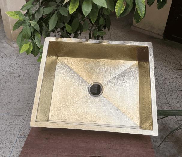 Solid Brass Undermount  Sink,Kitchen Bar Sink, Island Sink, the drain for free.