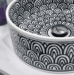 Artisanal Moroccan Sink - Handcrafted Bathroom Vanity Basin free shipping