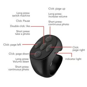 Fingertip Wireless Bluetooth Remote Control Fingertip Wireless Bluetooth Remote Control