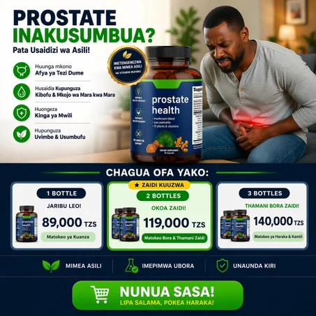 Afya ya Prostate kwa Wanaume – Nguvu, Faraja na Maisha Bora Kila Siku!