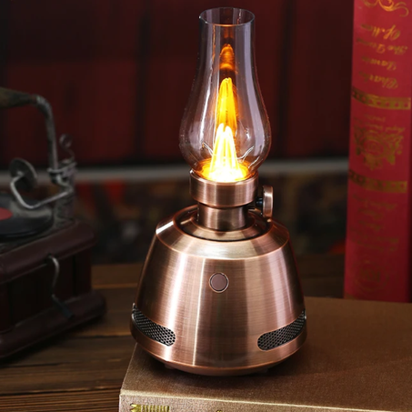 ليالي الزمن الجميل – مصباح بلوتوث بإحساس كلاسيكي